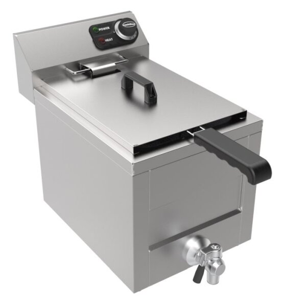 Gastro Fritteuse Elektro - 8 Liter, Edelstahl, Tischmodell