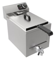 Gastro Fritteuse Elektro - 8 Liter, Edelstahl, Tischmodell