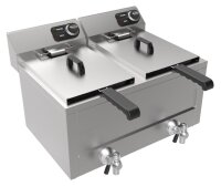 Combisteel Elektro-Tischfritteuse - 2x8L, 2x3kW, 230V
