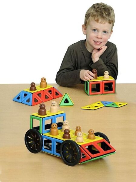 Polydron Magnetisch, Drivers Set 92Tlg.