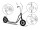 Winther Mini Roller mit 1 Hinterrad - Kinderfahrzeug 3-4 Jahren