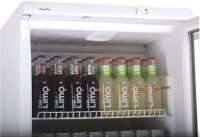 KBS Flaschenkühlschrank mit 350 Liter - Umluftkühlung, für Dosen und Flaschen