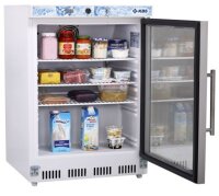 Kleiner Kühlschrank mit Glastür -...