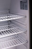 Kleiner Kühlschrank mit Glastür - Tauwasserverdunstung, 600 x 600, weiß
