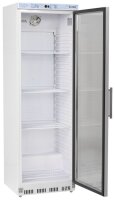 KBS Kühlschrank 402 GU mit 1 Glastür - 361 Liter, Umluf, weiß