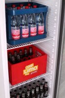 KBS Kühlschrank 402 GU mit 1 Glastür - 361 Liter, Umluf, weiß