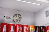 KBS Kühlschrank 402 GU mit 1 Glastür - 361 Liter, Umluf, weiß