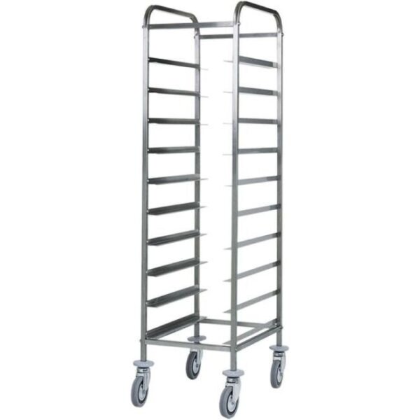 Abräumwagen 380 Für 10 Tabletts Gn 1/1 Ohne Seitenwände