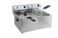 Elektro Doppelfritteuse 2×8 Liter -...