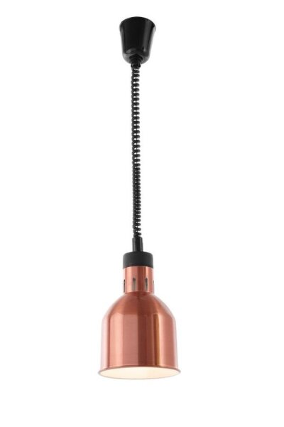 Infrarot Heizlampe Kupfer Eloxiert Inkl. Leuchtmittel