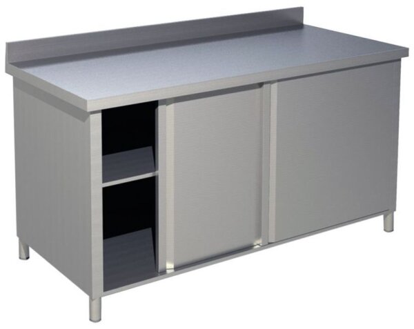 KBS Arbeitsschrank mit Aufkantung 1000 x 600 mm