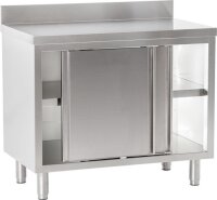 KBS Arbeitsschrank mit Aufkantung 1000 x 600 mm