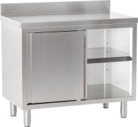 KBS Arbeitsschrank mit Aufkantung 1000 x 600 mm