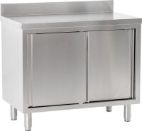 KBS Arbeitsschrank mit Aufkantung 1000 x 600 mm
