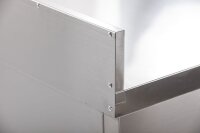 KBS Arbeitsschrank mit Aufkantung 1000 x 600 mm