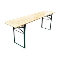 Biertisch klappbar 2200x500x780mm aus Kiefernholz mit...