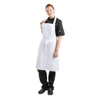 Whites Latzschürze weiß