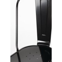 Bolero Bistrostuhl Aus Stahl Schwarz (4Er Pack)