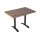 Bolero Vorgebohrte Rechteckige Tischplatte Rustic Oak 1100X700Mm