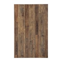 Bolero vorgebohrte rechteckige Tischplatte Urban Dark 1100x700mm