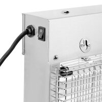 Eazyzap Gebürsteter Edelstahl Led Fliegenvernichter 20W