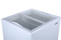 BERGMAN Tiefkühltruhe mit Glasschiebedeckel ,100 Liter