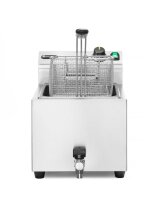 Fritteuse 10 Liter Edelstahl - XL Tischfritteuse mit...