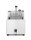 Fritteuse 10 Liter Edelstahl - XL Tischfritteuse mit Ablasshahn, Edelstahl, 400V
