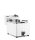 Fritteuse 10 Liter Edelstahl - XL Tischfritteuse mit Ablasshahn, Edelstahl, 400V
