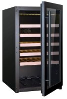 Gewerbe Weinkühlschrank Tischgerät 118 Liter, 1 Zone, Umluftkühlung, 40 Flaschen
