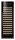 Gastro Weinkühlschrank für 122 Flaschen - mit LED-Beleuchtung, 1 Zone, Schwarz