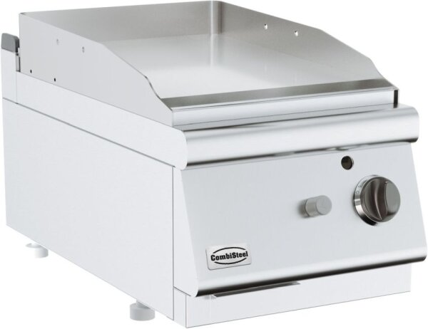 Combisteel Grillplatte Gas - 400 x 700 x 300 mm, Tischgerät. glatt