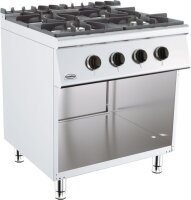 Combisteel Gastro Gasherd freistehend – 4 Brenner,...