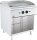 Gastro Gasgrillplatte mit offenem Unterbau 800 x 700 mm