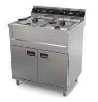 Gastro Elektro-Fritteuse 2x12L – 12 kW, mit...