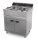 Gastro Elektro-Fritteuse 2x12L – 12 kW, mit Kaltzone, professionell