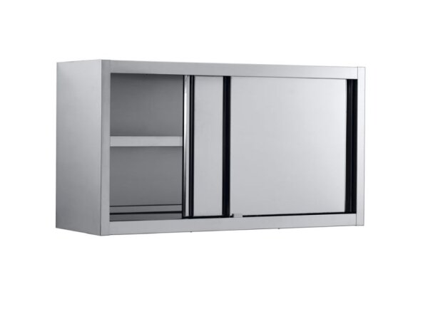 Combisteel Wandschrank Schiebetüren 200x40 cm – Edelstahl