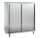 Combisteel Lagerschrank 2 Türen - 120x60x200 cm , 4 Etagen, Edelstahl