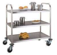 Gastro Servierwagen 3 Etagen – demontierbar, bis 50...