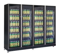 COMBISTEEL Glastürkühlschrank mit 4 Türen...
