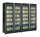 COMBISTEEL Glastürkühlschrank mit 4 Türen - 1608 Liter, LED-Beleuchtung, Umluft