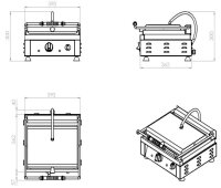 Kontaktgrill Glatt/Gerillt