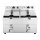 Buffalo Induktionsfritteuse Doppel – Elektro Fritteuse 2x3000W, 15 Liter
