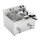 Buffalo Induktionsfritteuse Doppel – Elektro Fritteuse 2x3000W, 15 Liter