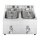 Buffalo Induktionsfritteuse Doppel – Elektro Fritteuse 2x3000W, 15 Liter