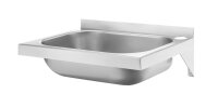 Hendi Waschbecken aus Edelstahl AISI 304 zur Wandmontage 400x290x145mm