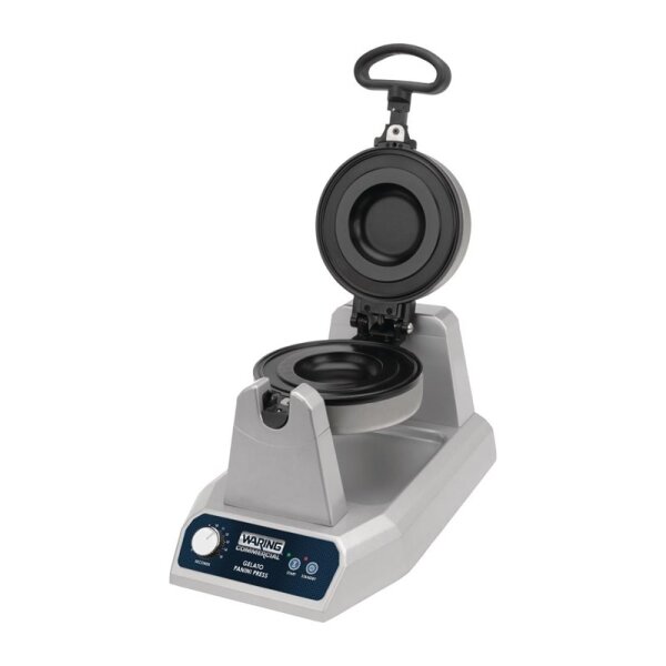 Waring Gelato Panini Presse WICSP180E - mit beschichtete Antihaftplatten, Drehfunktion