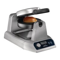 Waring Gelato Panini Presse WICSP180E - mit beschichtete Antihaftplatten, Drehfunktion