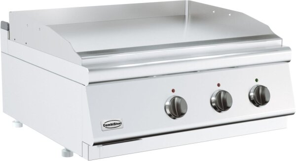 Combisteel Grillplatte glatt - Tischgerät, 7,2 kW, 800×700×300 mm