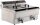 Combisteel Doppel-Tischfritteuse Elektro 2x8 L – Profi Fritteuse mit Ablassventil
